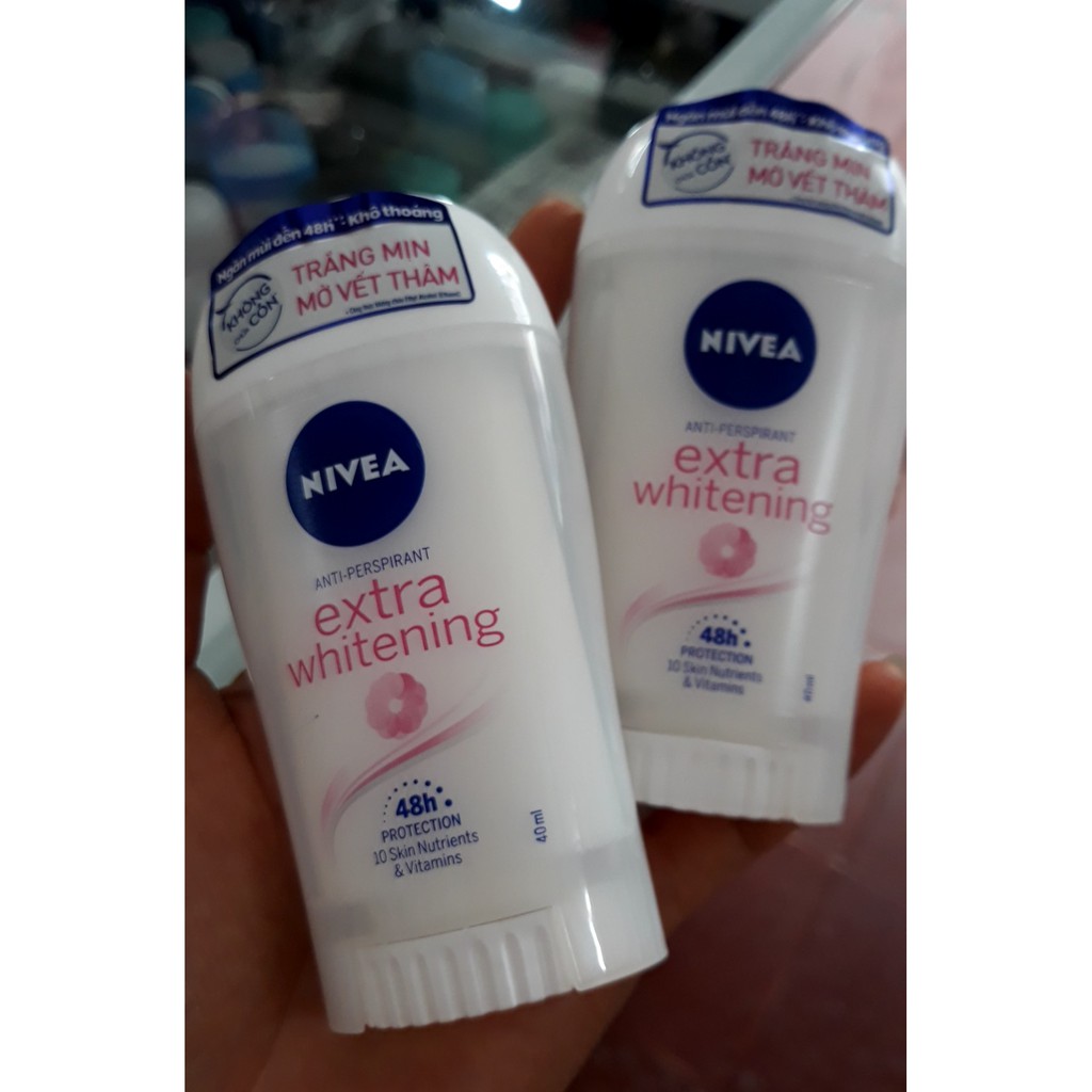 Sáp Ngăn Mùi Trắng Mịn Ngừa Vết Thâm Nivea(40ml)