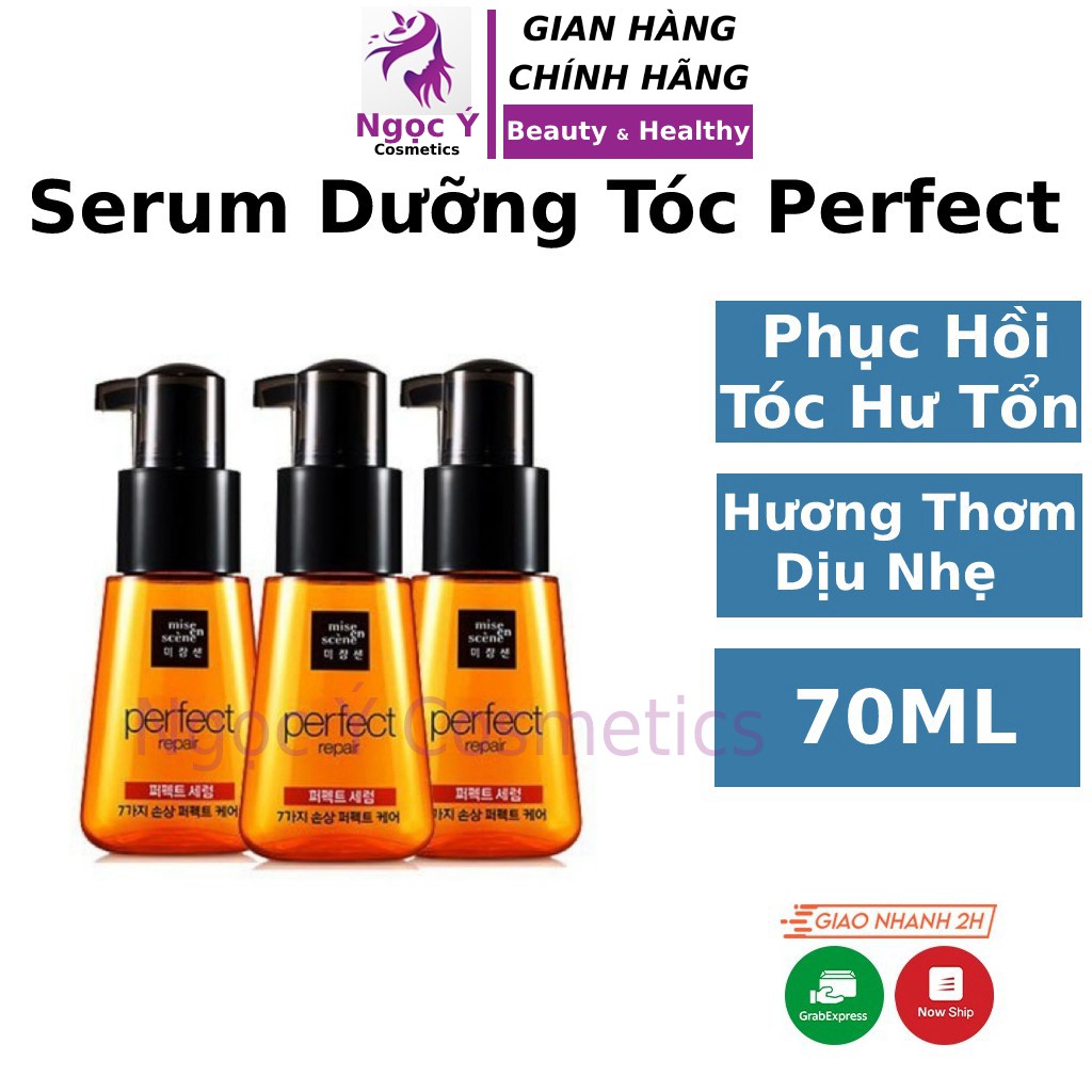Tinh dầu serum dưỡng tóc Miseen scène Perfect 70ml dưỡng tóc uốn duỗi khô sơ chắc khỏe đẹp tóc ellips Ngọc Ý Cosmetics