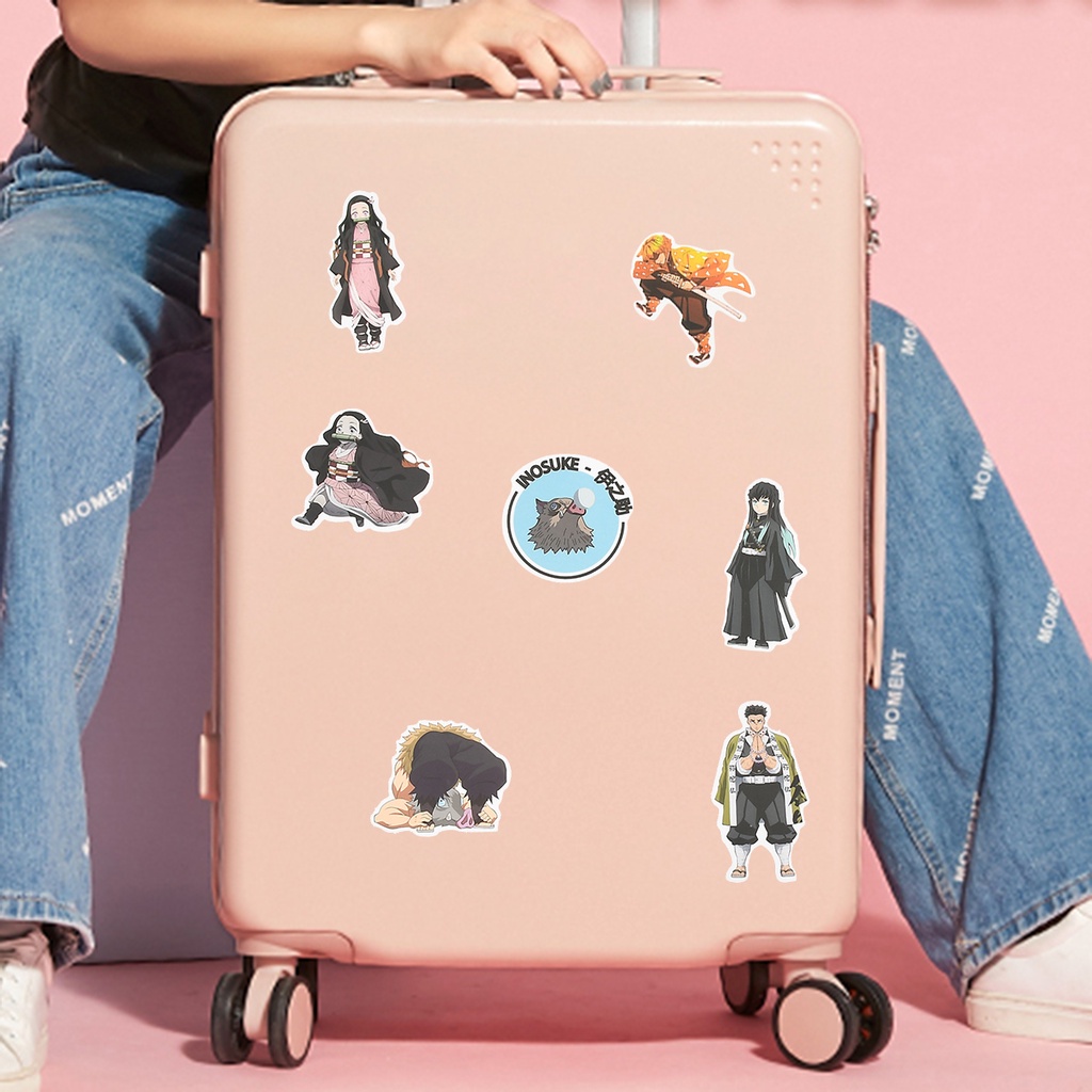 Set 50 Miếng Dán Trang Trí Hình Nhân Vật Hoạt Hình Dễ Thương