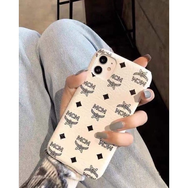 Ốp da IPhone MCM siêu sang - ốp cứng mcm 7plus/ X / Xsmax / 11/ 11pro /11promax/12 /12pro /12promax | BigBuy360 - bigbuy360.vn
