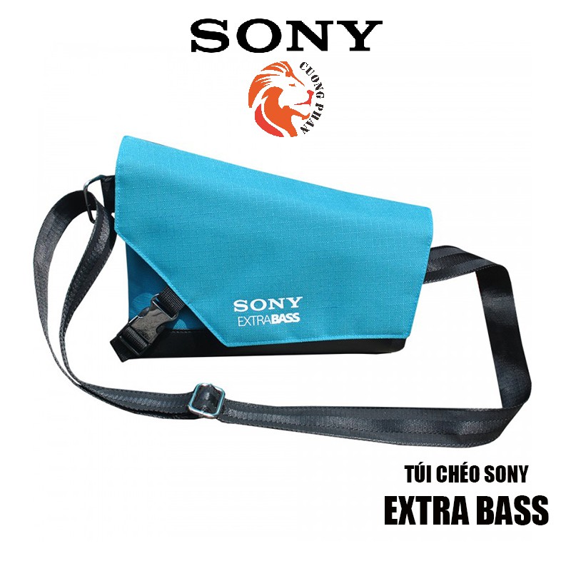 Túi Chéo Sony Extra Bass Màu Xanh - Bộ Sưu Tập Quà Tặng Sony