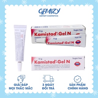 Gel bôi da nhiệt miệng kamistad gel n đức 10g, nướu, lợi, nứt nẻ môi - ảnh sản phẩm 1