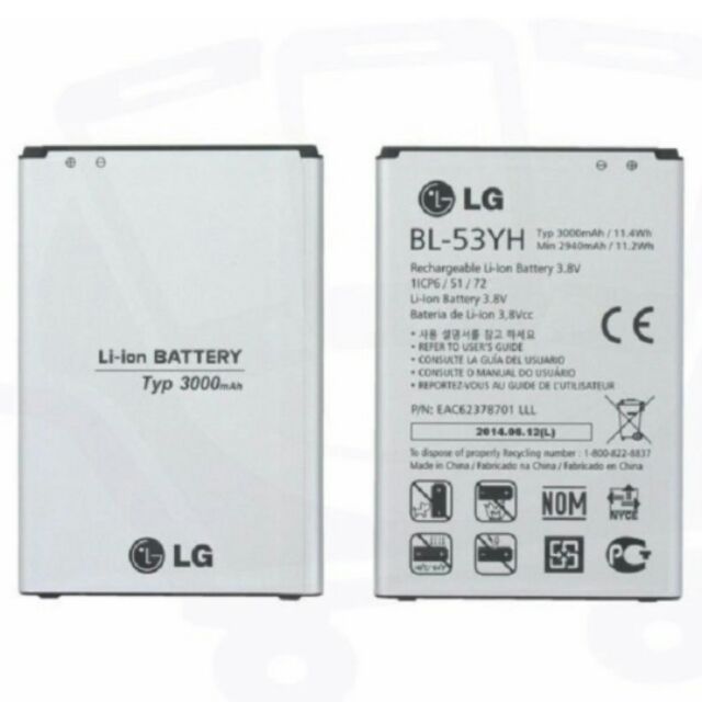 Pin LG G3 xin bao hanh 3 thang