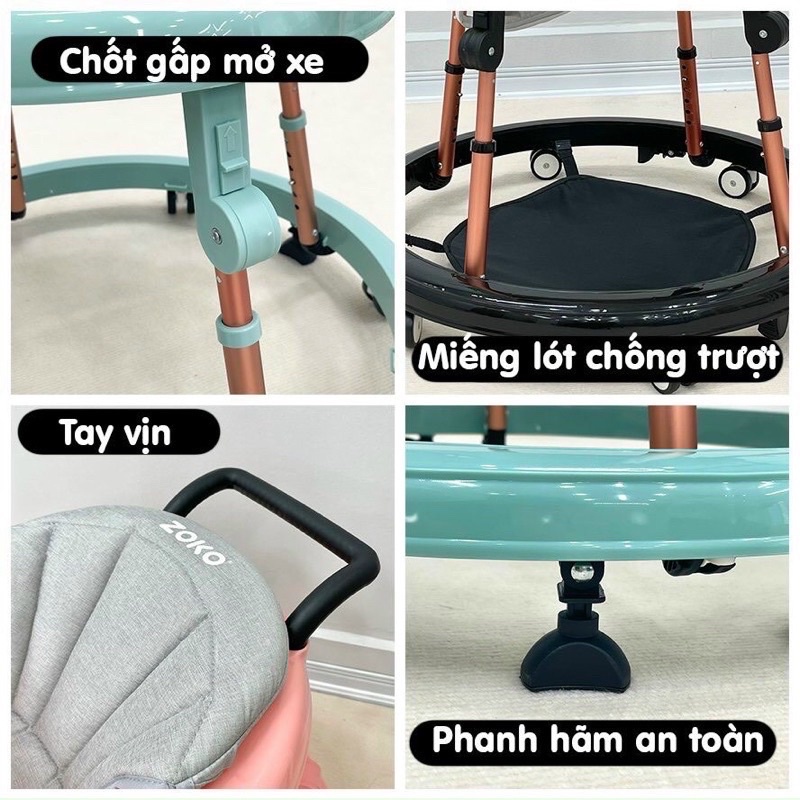 XE TRÒN TẬP ĐI ZOKO XUẤT NHẬT