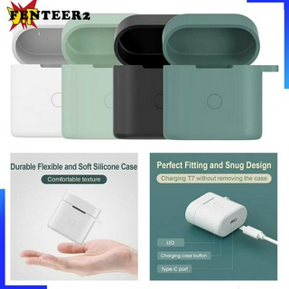 [Fenteer2] Vỏ silicon chống sốc cho tai nghe T7 màu xanh lá cây