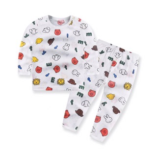 Bộ cotton sợi tre dài tay