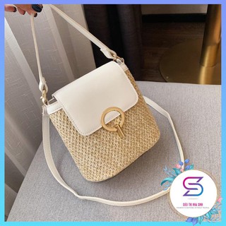 🌻HOT TREND🌻 TÚI ĐEO CHÉO NỮ ĐAN KHÓA TRÒN 🌻 TÚI XÁCH NỮ THỜI TRANG PHONG CÁCH HÀN QUỐC 🌻 FREESHIP