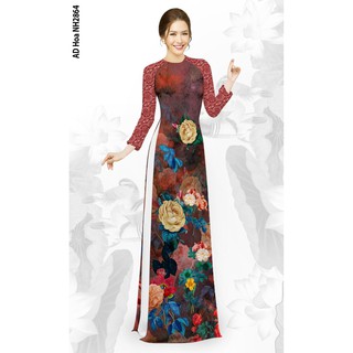 (HÀNG CÓ SẴN) SALE ÁO DÀI LỤA NHẬT CO GIÃN