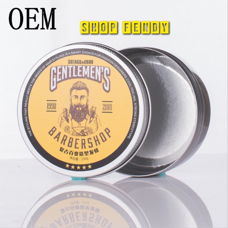 Sáp Vuốt Tóc Giữ Nếp Tóc Barber 100g/Hộp Tạo Kiểu Tóc Sành Điệu