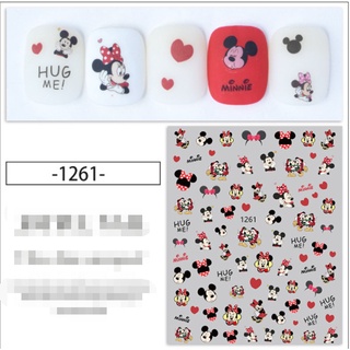 sticker trang trí nail chuột mickey