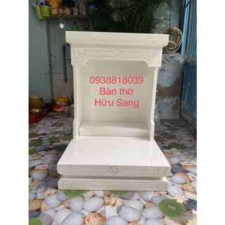 Bàn Thờ thần tài ông địa màu trắng