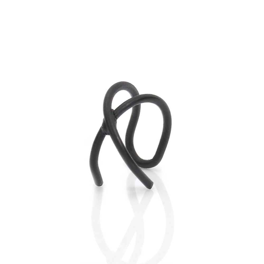 XIJING-COD 1Pcs Girls Wrap No Piercing Earrings Cuff Cartilage Ear Studs Clip On Earring