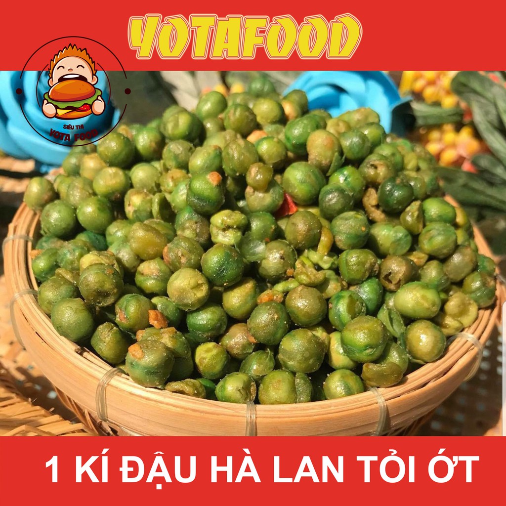 1Kg Đậu Hà Lan Tỏi Ớt Yotafood tốt cho người ăn kiêng, giảm cân