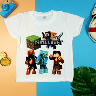 [ FREESHIP ] Áo thun trẻ em Minecraft áo cực chất