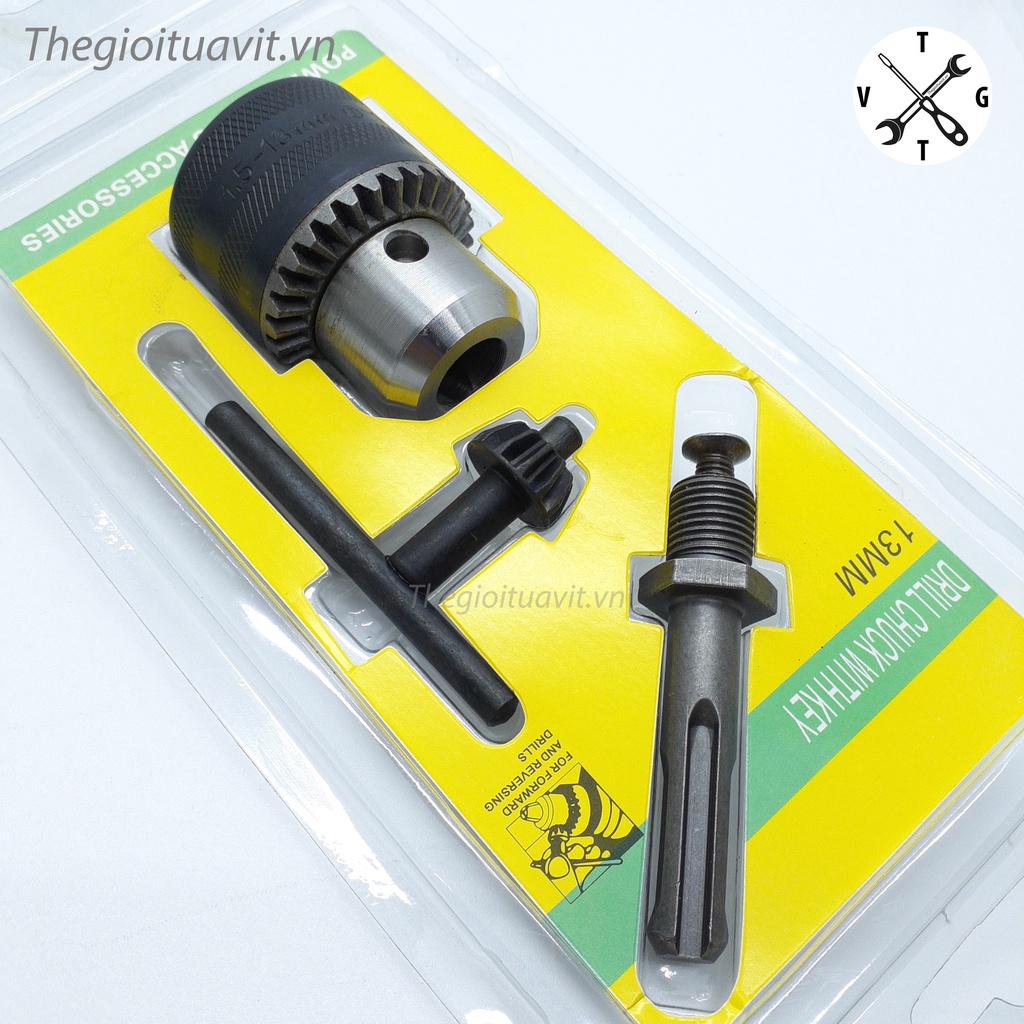 Đầu chuyển măng ranh  1.5mm - 13mm kẹp mũi khoan cho máy khoan bê tông