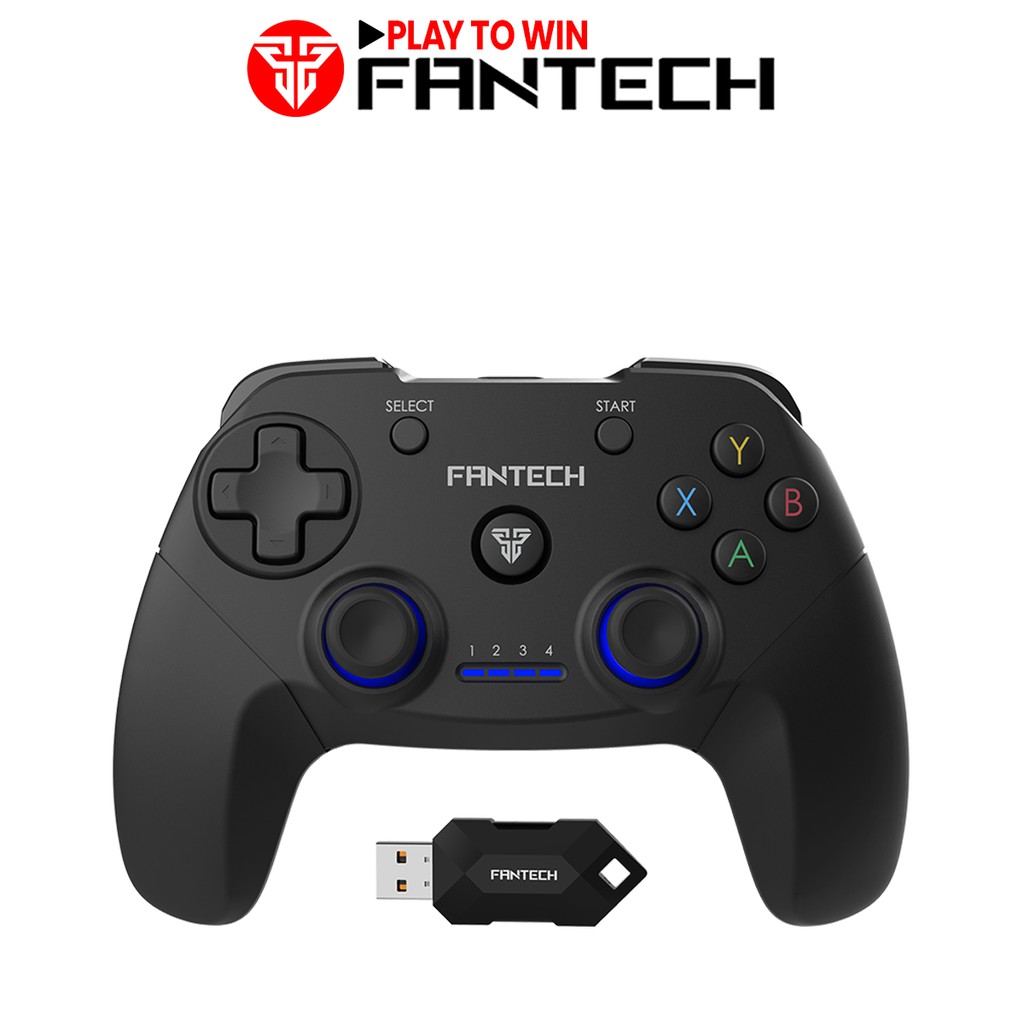 Tay Cầm Chơi Game Không Dây Fantech WGP12 REVOLVER Dùng Được Cho PC, Console, Smart TV... 4 Chế Độ - Hàng Chính Hãng