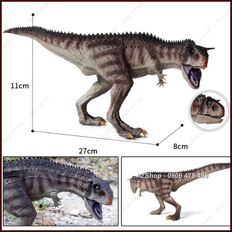 Mô Hình Khủng Long Sừng Ác Quỷ Carnotaurus Cúi Đầu - Size Trung - 77232