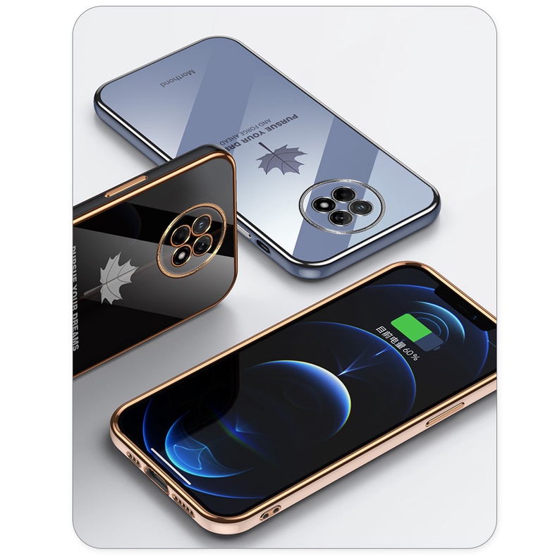Ốp điện thoại họa tiết lá phong cho Xiaomi Redmi Note 9 Pro Max 9S 8 Pro Redmi 9 9A Redmi Note 9 5G