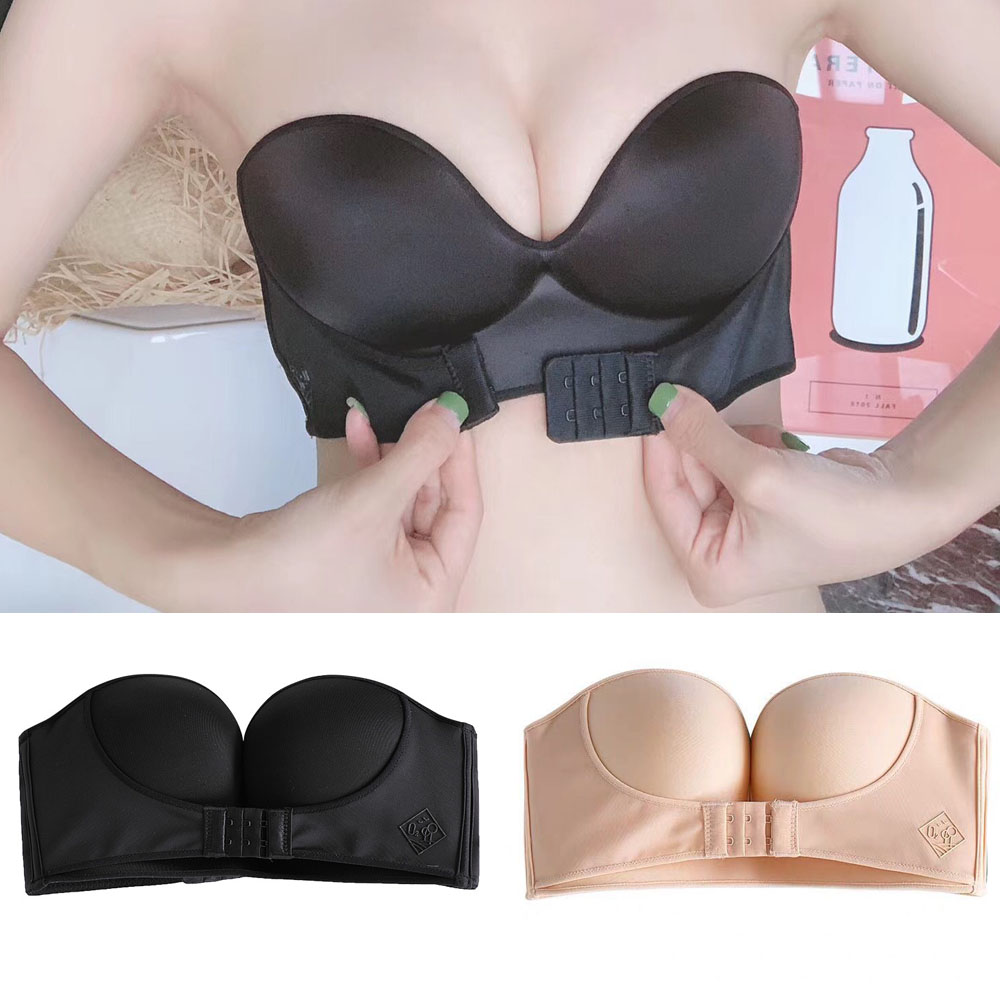 Áo Lót Nâng Ngực Không Dây Hở Lưng Cài Trước Gợi Cảm