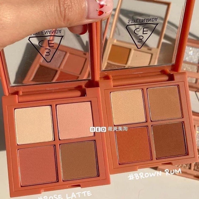 Phấn mắt 4 ô mini Eye color palette 3CE