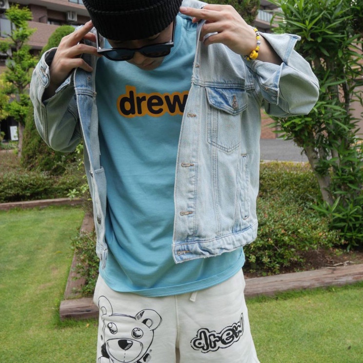 ÁO DREW HOUSE SECRET HOODIE SEA BLUE