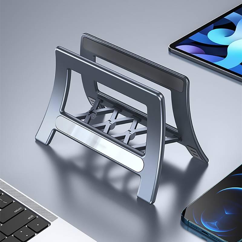Dllencase Plastic Vertical Laptop Stand  Air/Pro 16 13 15 iPad Gravity adjustment Desktop Holder A121