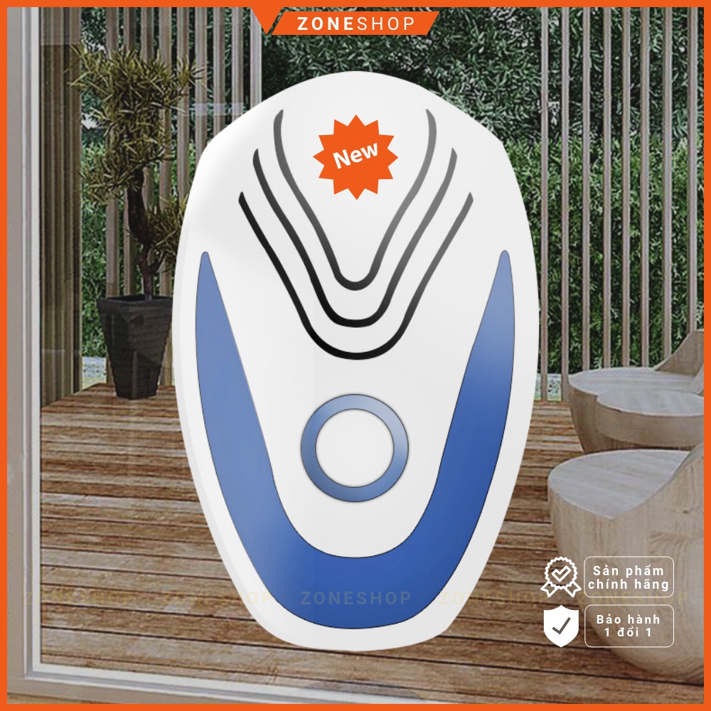COMBO 2 Máy đuổi chuột và muỗi sóng âm ZoneHouse, thiết bị đuổi chuột, muỗi, côn trùng bằng sóng siêu âm ZONESHOP