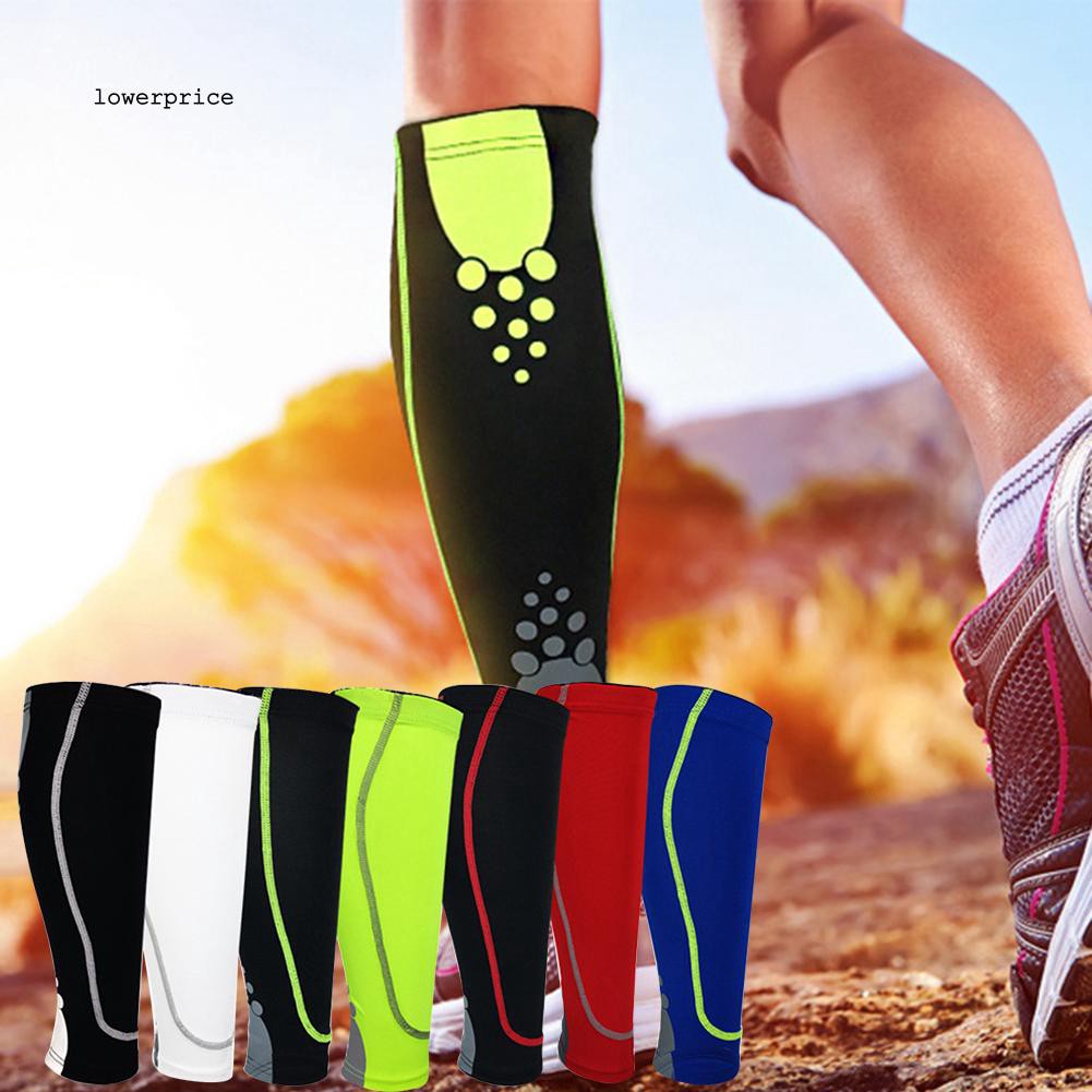 1 Pc Unisex Sport Elastic Compression Anti-slip Calf Leg Brace Support Sleeve