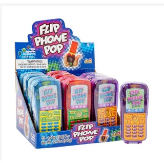Kẹo mút đồ chơi điện thoại flip phone pop mỹ hot hit