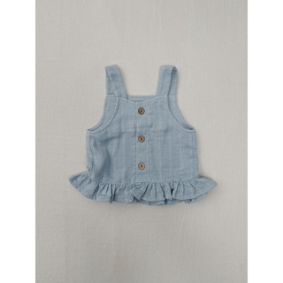 Muslin Camisole Top Macro & Micro (Áo Hai Dây Vải Xô Organic Cotton)