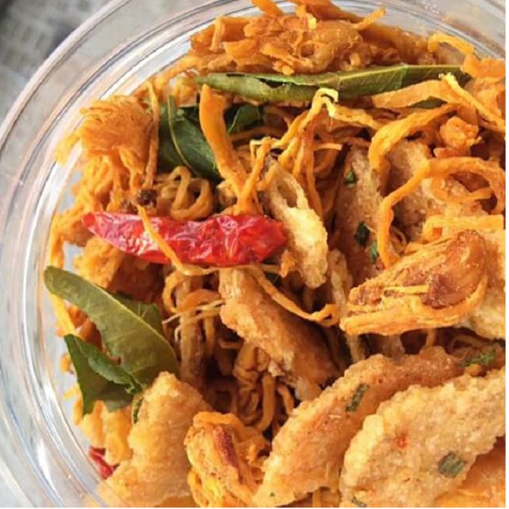 500G CƠM CHÁY CHIÊN MẮM HÀNH LẮC KHÔ GÀ LOẠI NGON