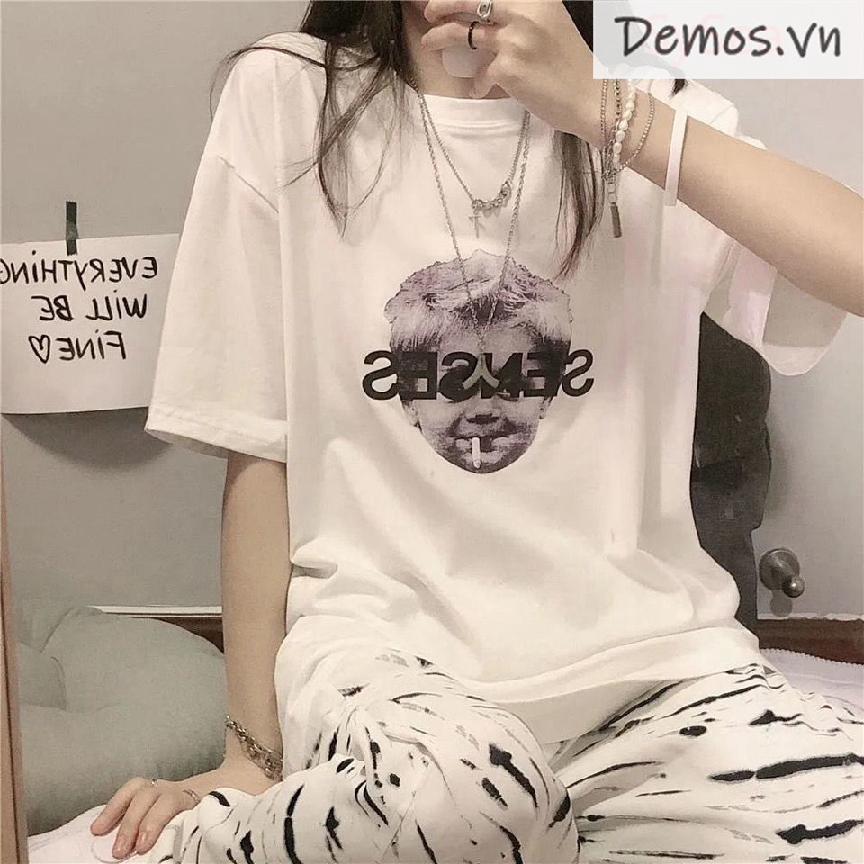 Áo thun ngắn tay dáng rộng/ quần dài họa tiết ngựa vằn thời trang mùa hè dành cho nữ | BigBuy360 - bigbuy360.vn