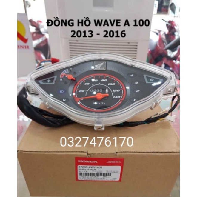 Cụm đồng hồ công tơ mét xe Wave A 2013-2016 zin