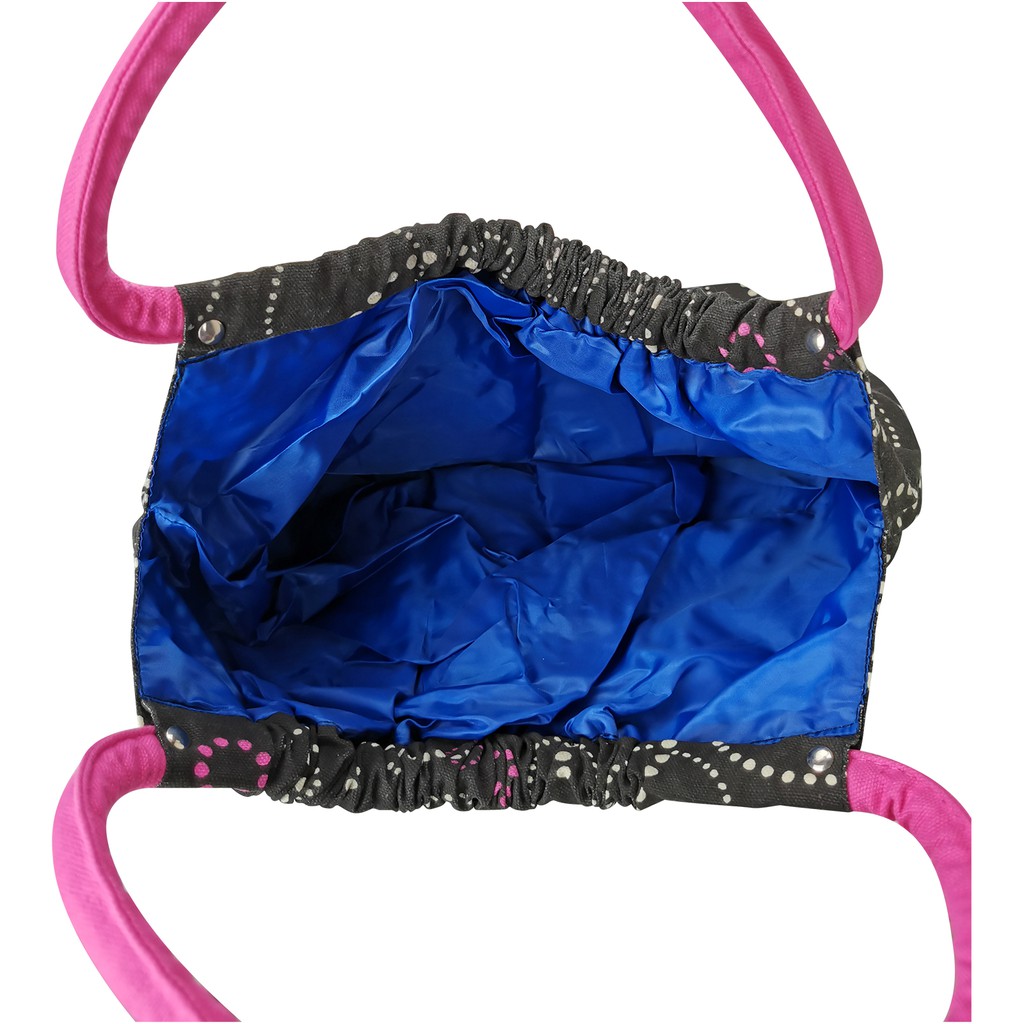 Túi xách tay FUNTRAVEL bằng vải canvas in họa tiết trẻ trung thanh lịch dành cho nữ