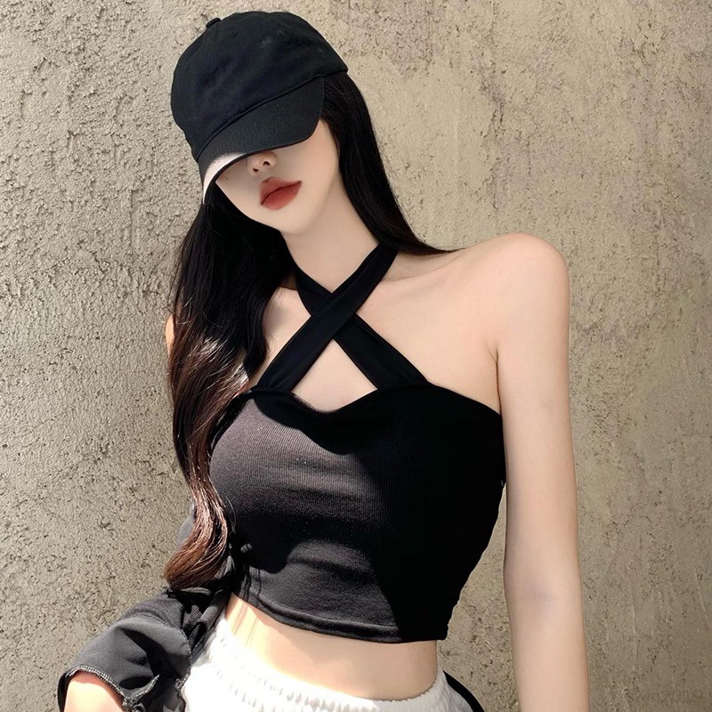 Set Áo Hai Dây Và Áo Khoác Cardigan Thời Trang Trẻ Trung Cho Nữ