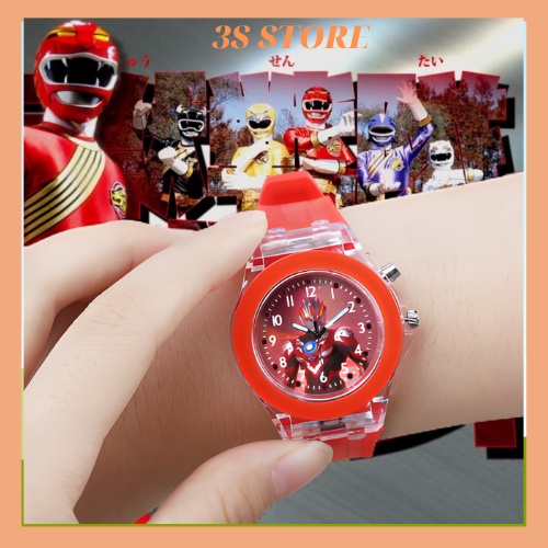 Đồng hồ siêu nhân cho bé trai có đèn chớp cho trẻ em nam từ 5-15 tuổi mã ĐH04