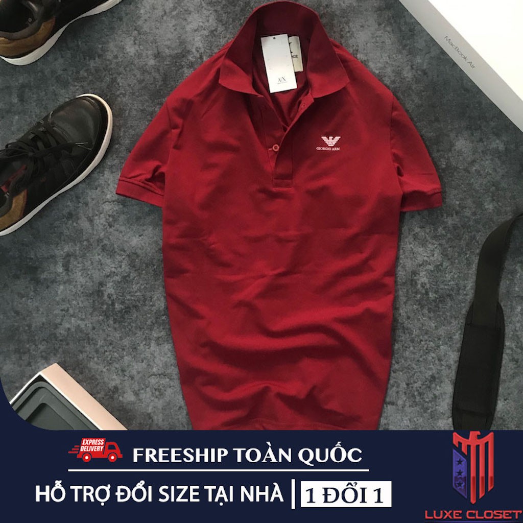 Áo thun nam có cổ Acquilia Exchange mẫu mới cao cấp cực đẹp ADBP011 | BigBuy360 - bigbuy360.vn