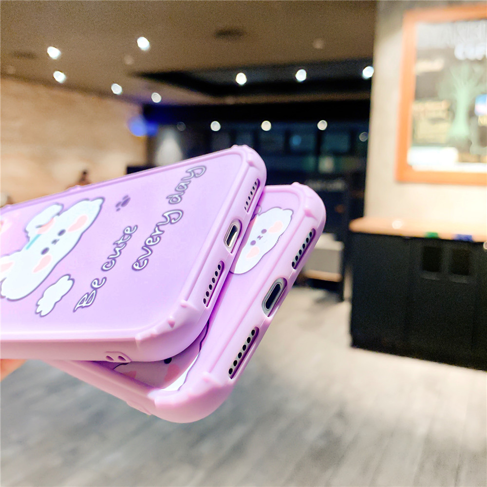 Ốp Điện Thoại Silicon Họa Tiết Chú Thỏ Dễ Thương Cho Iphone 11 Pro Max X Xs Max Xr 7 8 Plus 6 6s Plus Se2020 | BigBuy360 - bigbuy360.vn