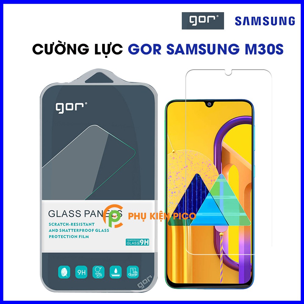 Kính cường lực Samsung M30s chính hãng Gor - Dán màn hình Samsung Galaxy M30s trong suốt độ cứng 9H Gor