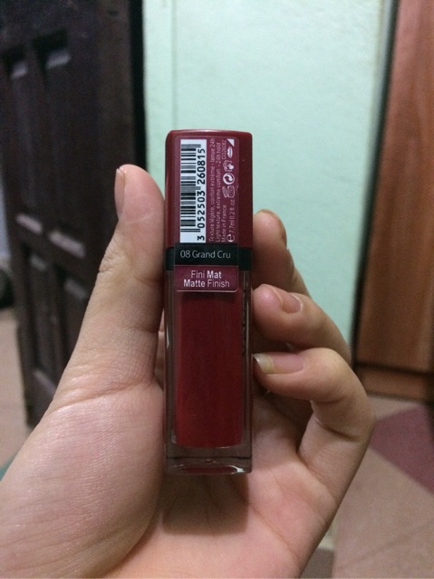 Son kem lì Bourjois Rouge Edition Velvet 7.7ml màu 08 - Grand Cru - Màu đỏ cherry