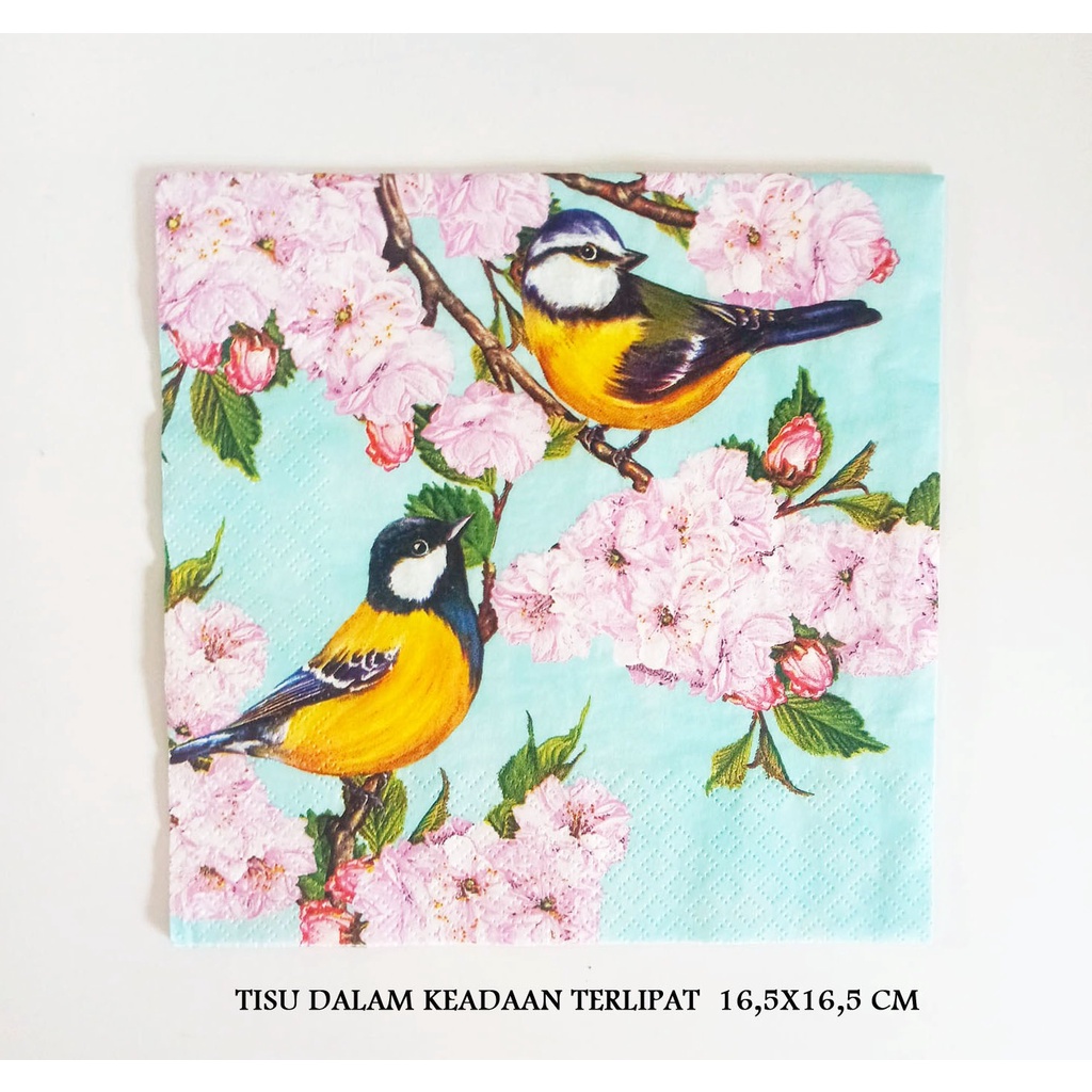 Mô hình nhân vật Tisu NAPKIN DECOUPAGE Eeropah 33X33CM TE 1958 TTS