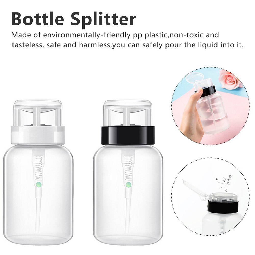 [Hàng mới về] Lọ Rỗng Đựng Mỹ Phẩm Dạng Ấn Tiện Dụng Khi Đi Du Lịch Thiết Kế Dạng Chai Tẩy Sơn Móng Tay