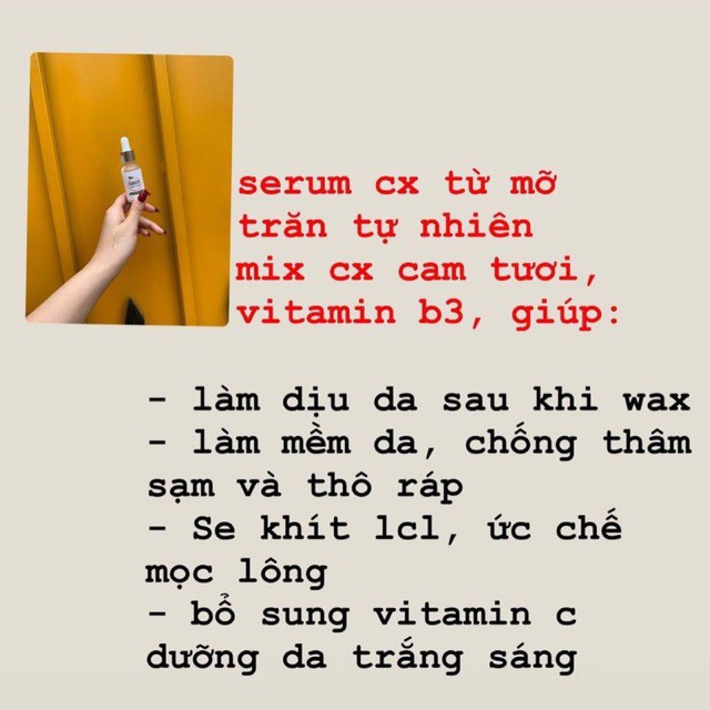 Serum Triệt Lông, Dưỡng Da: Chân, Tay, Bụng, Bikini, Nách 20ml