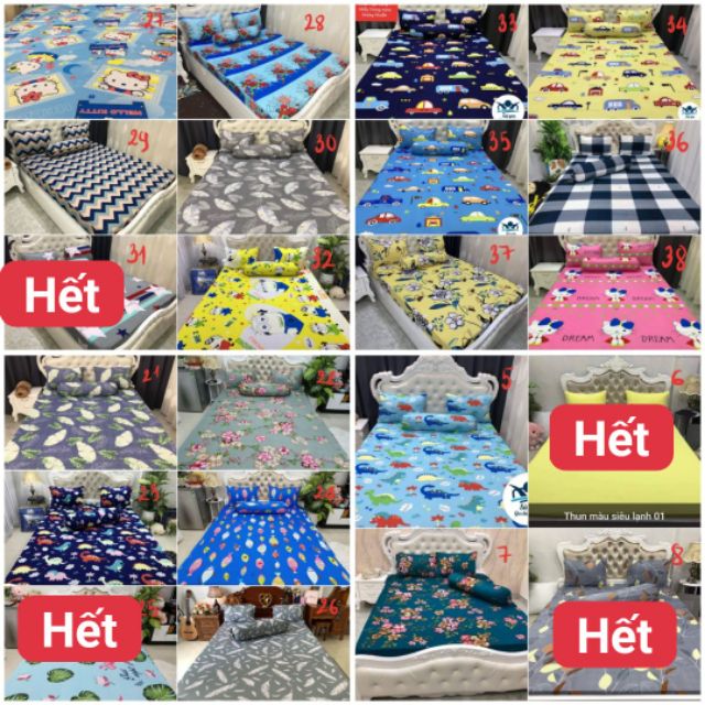 Ga chống thấm Minh Mẫn cotton thun nano kháng khuẩn