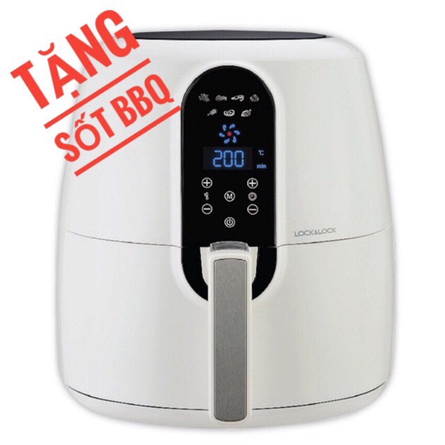 [SALE-HÀNG CHÍNH HÃNG] Nồi chiên không dầu Lock&Lock Digital Eco Fryer 5.2L EJF351