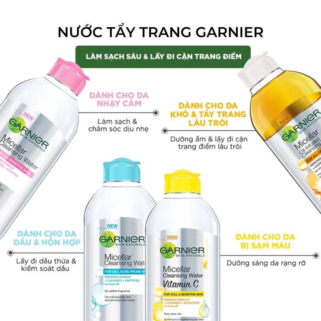 400ML Nước tẩy trang Garnier chính hãng - Hàng nhập khẩu | BigBuy360 - bigbuy360.vn