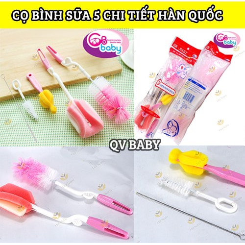 Bộ dụng cụ cọ bình sữa 5 chi tiết