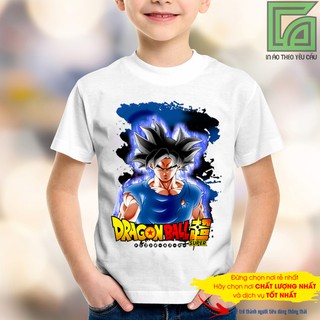 Áo Thun In Hình Dragon Ball  Songoku Nhiều Size Vải Thái S262