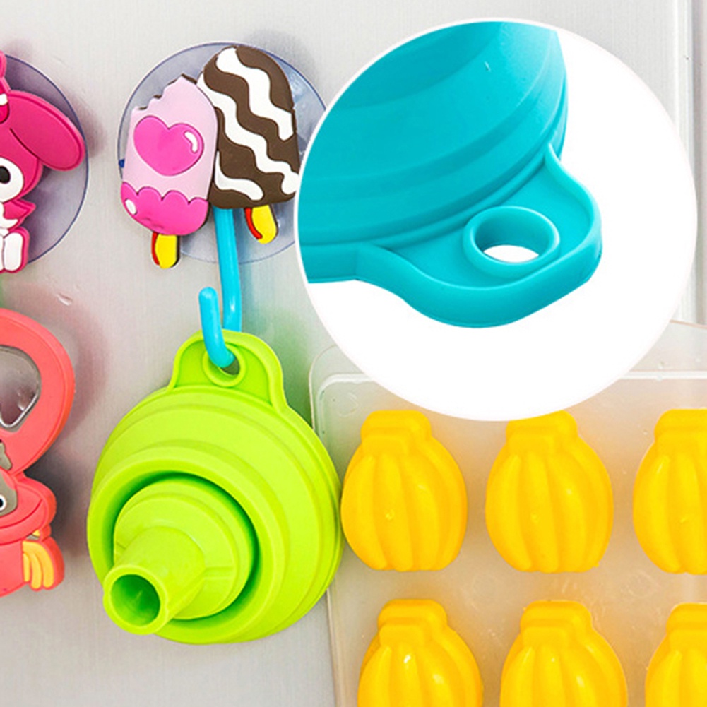 Phễu silicone có thể thu gọn an toàn tiện dụng cho nhà bếp