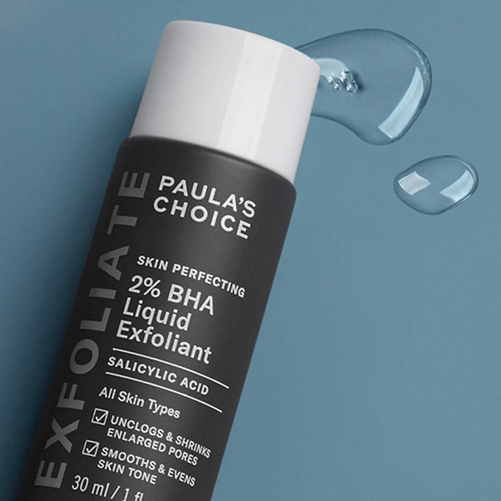 Dung Dịch Loại Bỏ Tế Bào Chết Paula's Choice Skin Perfecting 2% BHA Liquid Exfoliant 118ml và 30ml